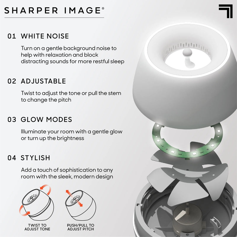 Transform Your Sleep with the Sound Soother Wind: The Ultimate White Noise Machine with a Soothing LED Glow! 🌙✨