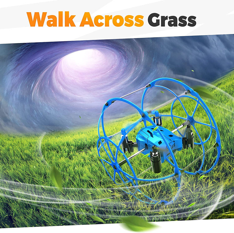 Mini Drone for Beginners with 360° Flips, LED Lights & 2 Batteries, Indoor & Outdoor Flying Toy for Boys and Girls