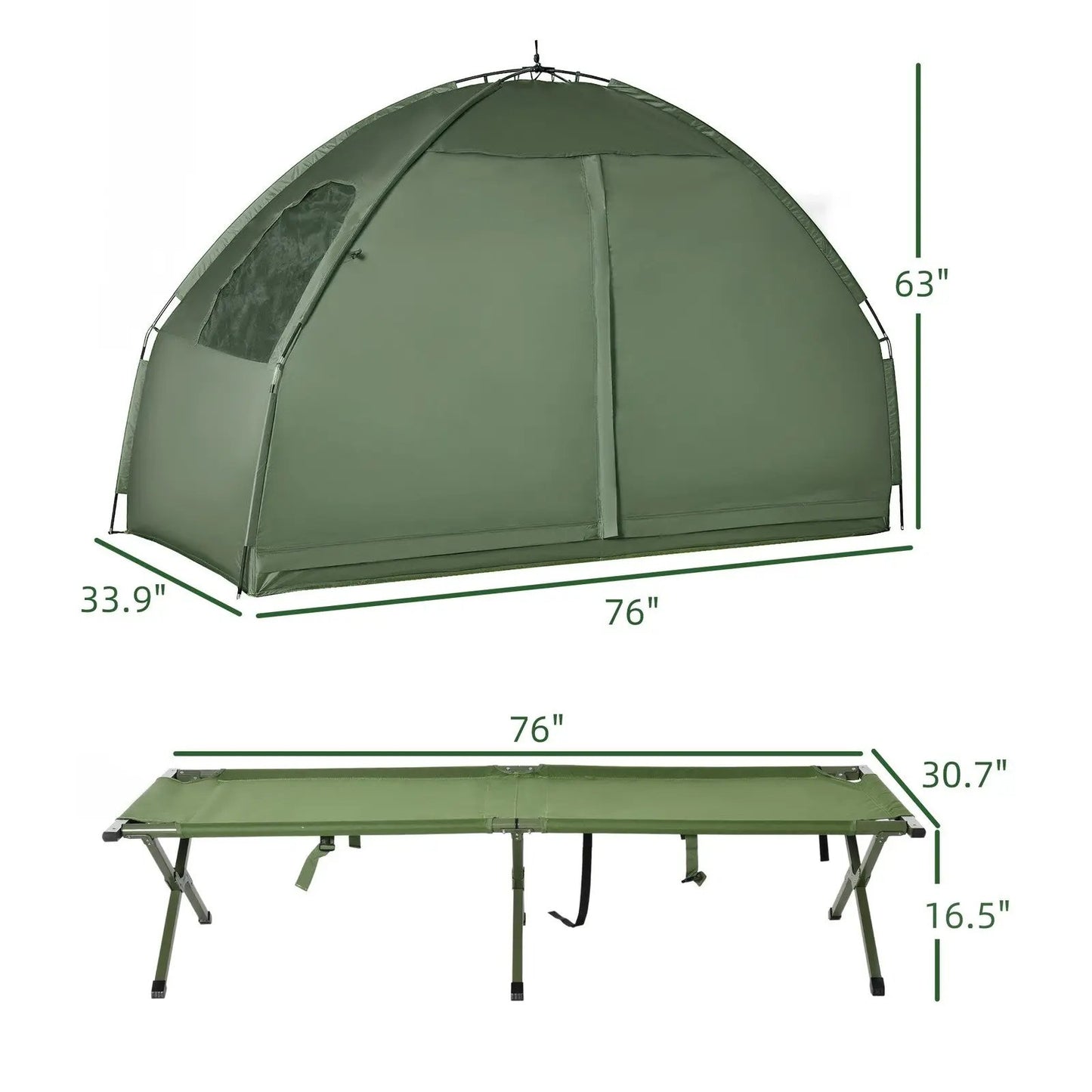 Elevate Your Camping Experience with Our Solo Folding Tent & Comfortable Air Mattress! 🏕️✨