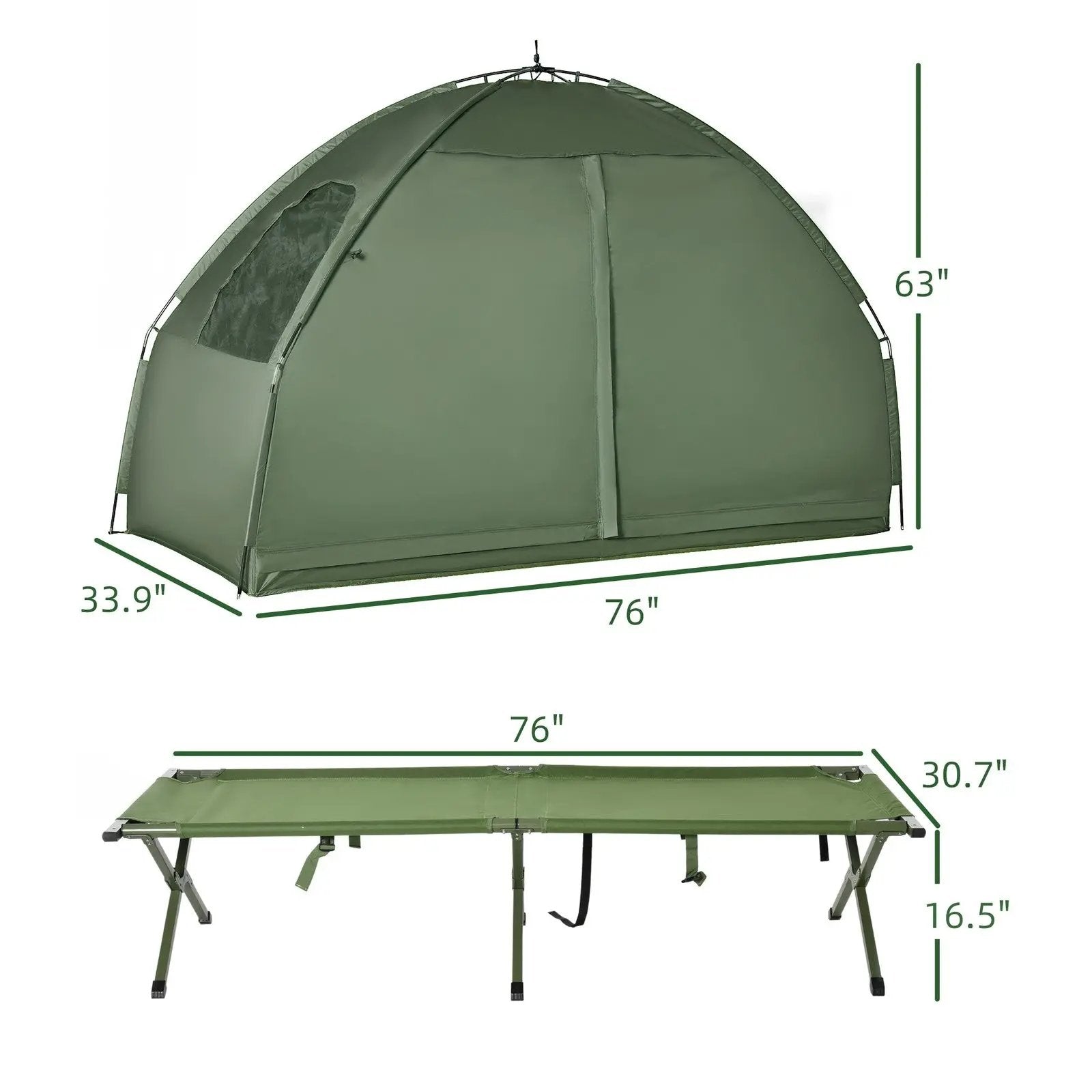 Elevate Your Camping Experience with Our Solo Folding Tent & Comfortable Air Mattress! 🏕️✨