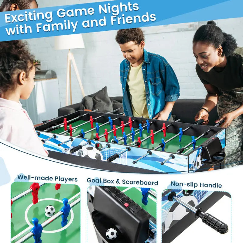 14-In-1 Combo Game Table Set Multi Game Table with Foosball