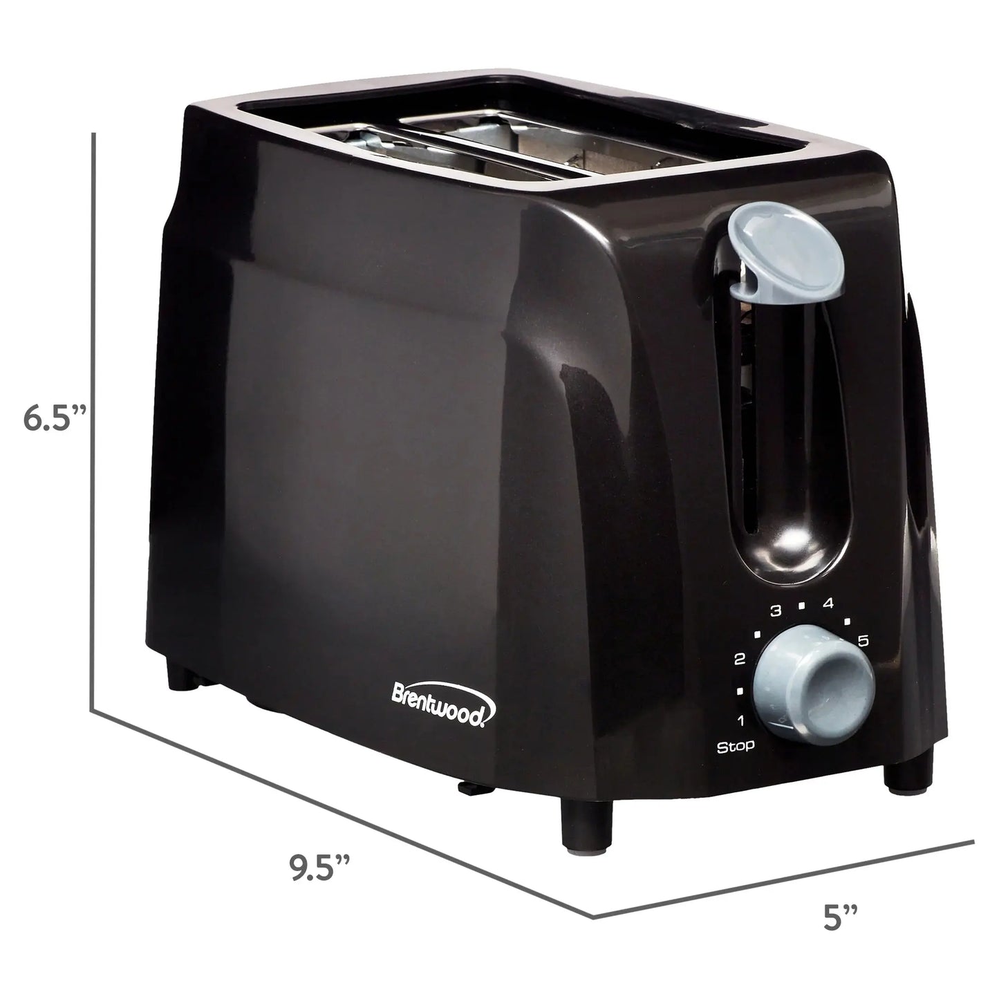 Cool Touch 2-Slice Toaster, Black