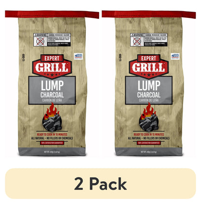 Get Your Grill Game On with Our 8 Lbs All-Natural Lump Charcoal! 🔥🌿