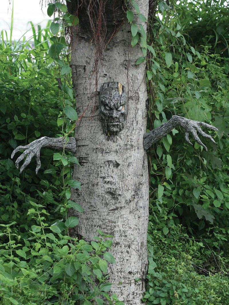 Transform Your Tree into a Spooky Living Horror - Halloween Decoration (11" x 17")