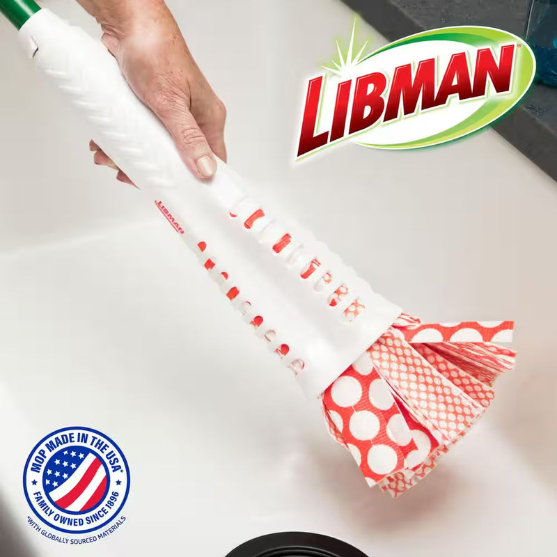 Wonder Microfiber Wet Mop with Built-In Wringer