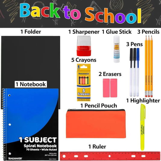20 Piece School Supply Kit