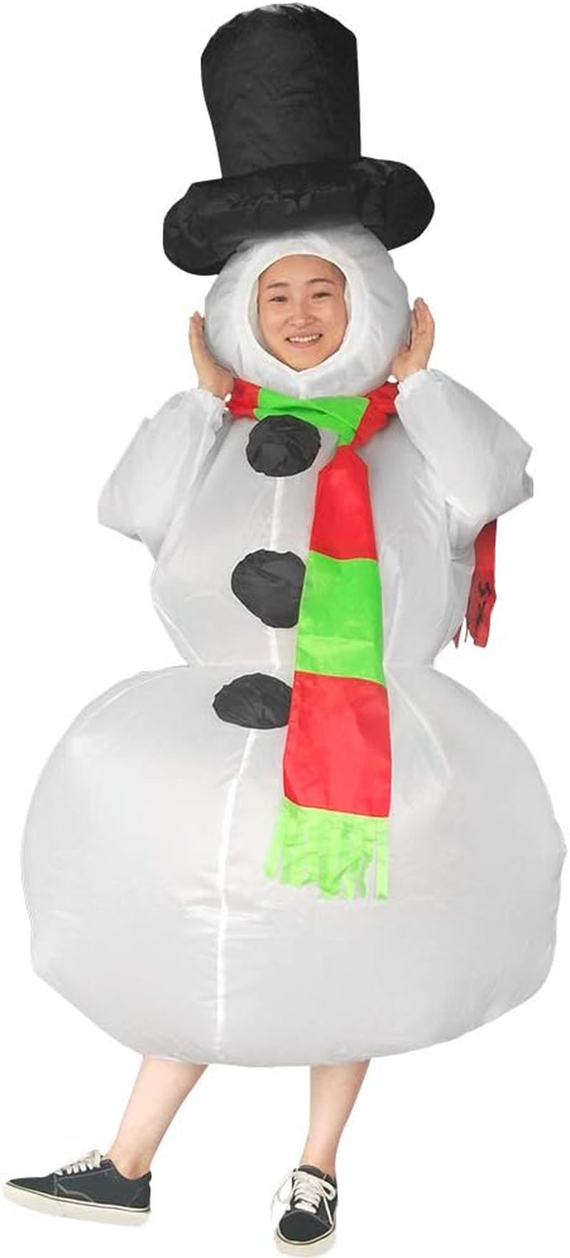 Get Ready to Stand Out with Our Inflatable Snowman Costume! Perfect for Parties and Cosplay Fun! 🎉☃️
