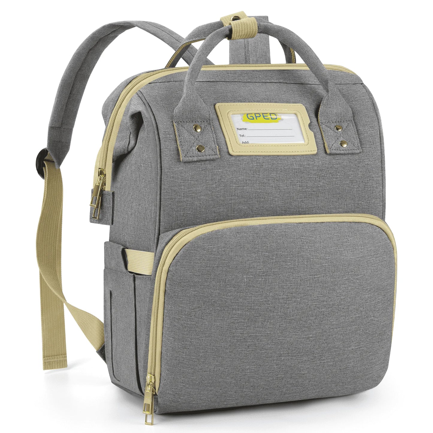 Stylish Pink Diaper Bag Backpack - Multifunctional Baby Changing Bag with Insulated Pockets and Stroller Straps for Ultimate Convenience