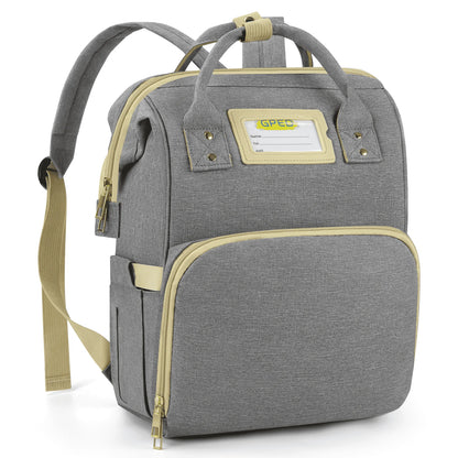 Stylish Pink Diaper Bag Backpack - Multifunctional Baby Changing Bag with Insulated Pockets and Stroller Straps for Ultimate Convenience