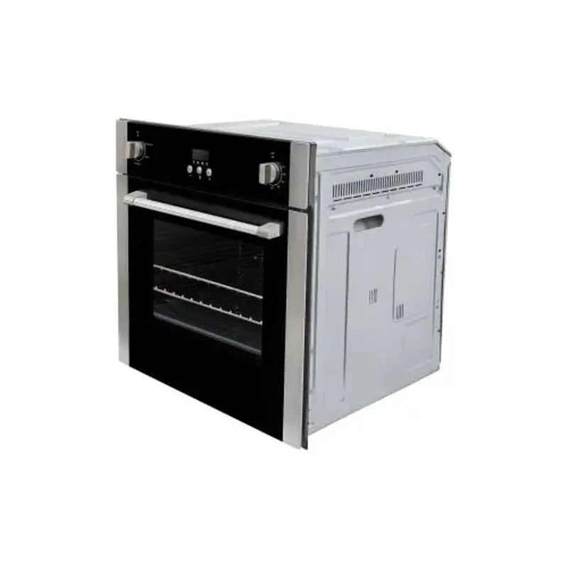 24 Inch Built-In Wall Oven, Stainless and Black