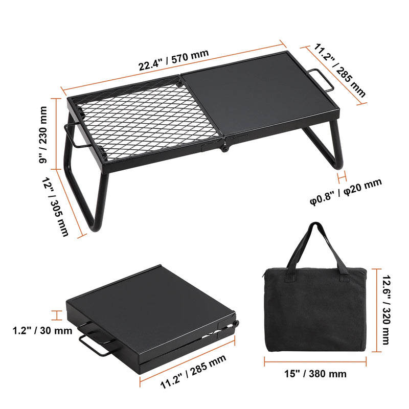 Folding Portable Campfire Grill