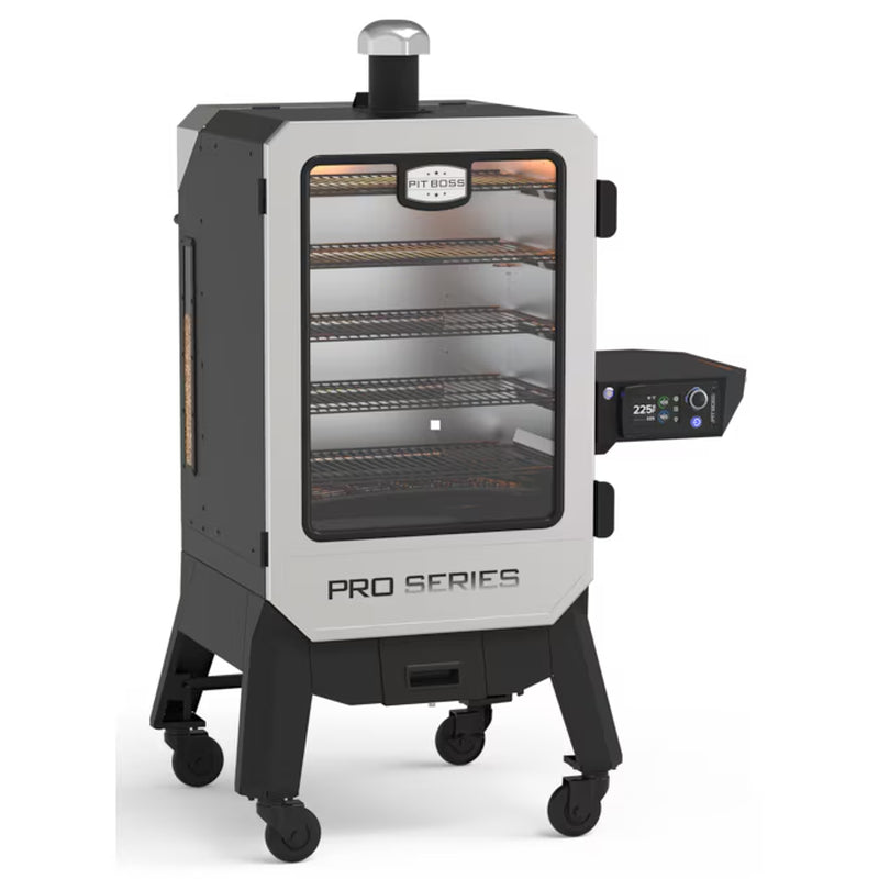 6 Series Pro Elite Stainless Steel Pellet Smoker - 1529 Sq. in. Cooking Space