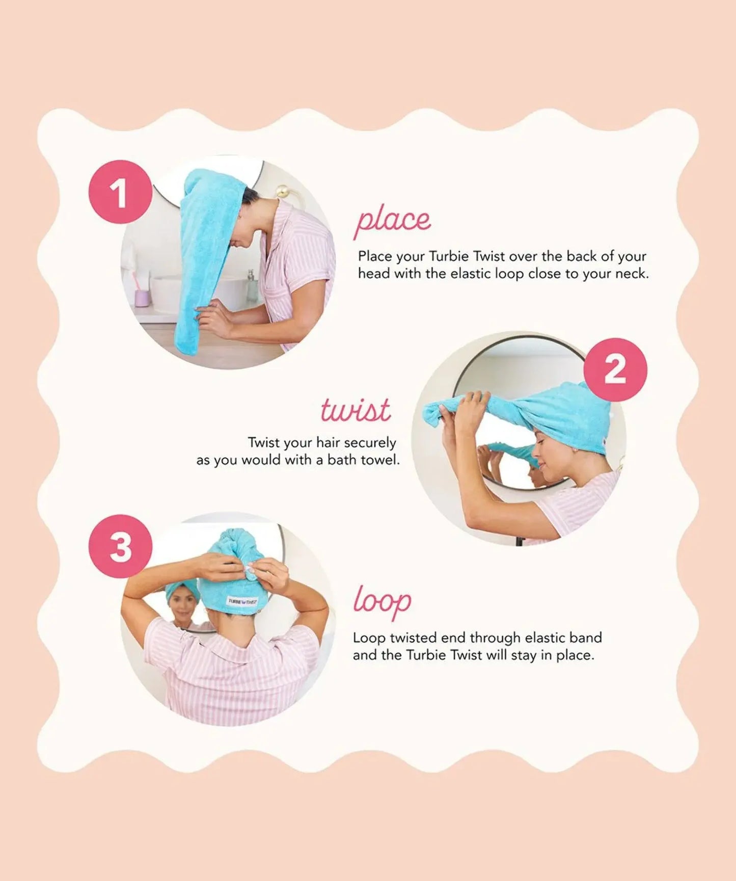 Microfiber Hair Towel Wrap - 2 Pack - for Women, Men & Kids - Travel & Bathroom Essential - Quick Dry Hair Turban for Curly, Long & Thick Hair (Dark Purple, Light Purple)