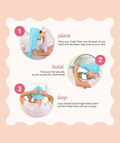 Microfiber Hair Towel Wrap - 2 Pack - for Women, Men & Kids - Travel & Bathroom Essential - Quick Dry Hair Turban for Curly, Long & Thick Hair (Dark Purple, Light Purple)