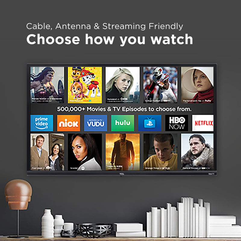 Experience Entertainment Like Never Before with the 32” Class S3 (32S331) 720P HD LED Smart TV Featuring Roku TV