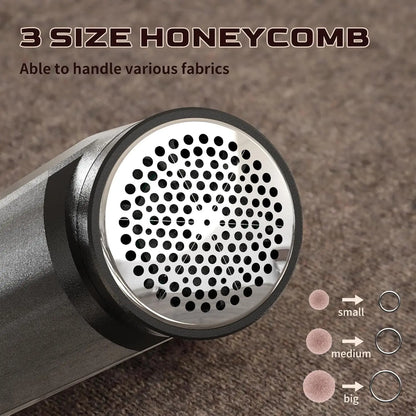 Fabric Shaver, Lint Remover for Clothes, Effectively and Quickly Remove Pills, Sweater Shaver with Stainless Steel Remove Clothes Fuzz, Lint Balls, Pills, Bobbles Black