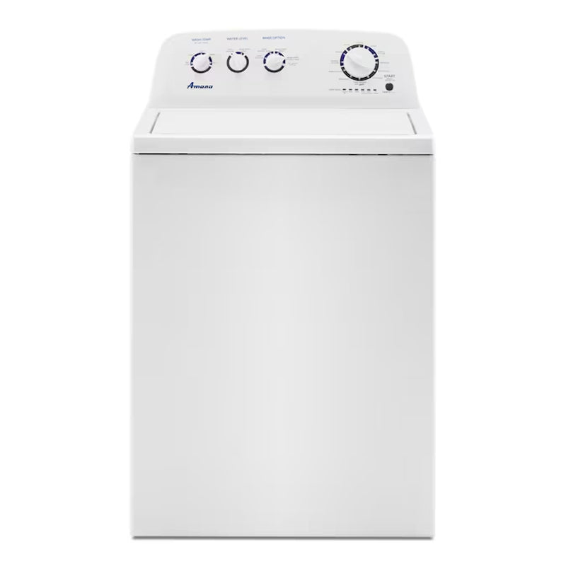 Compact High Efficiency Top-Load Washer - Sleek White Design