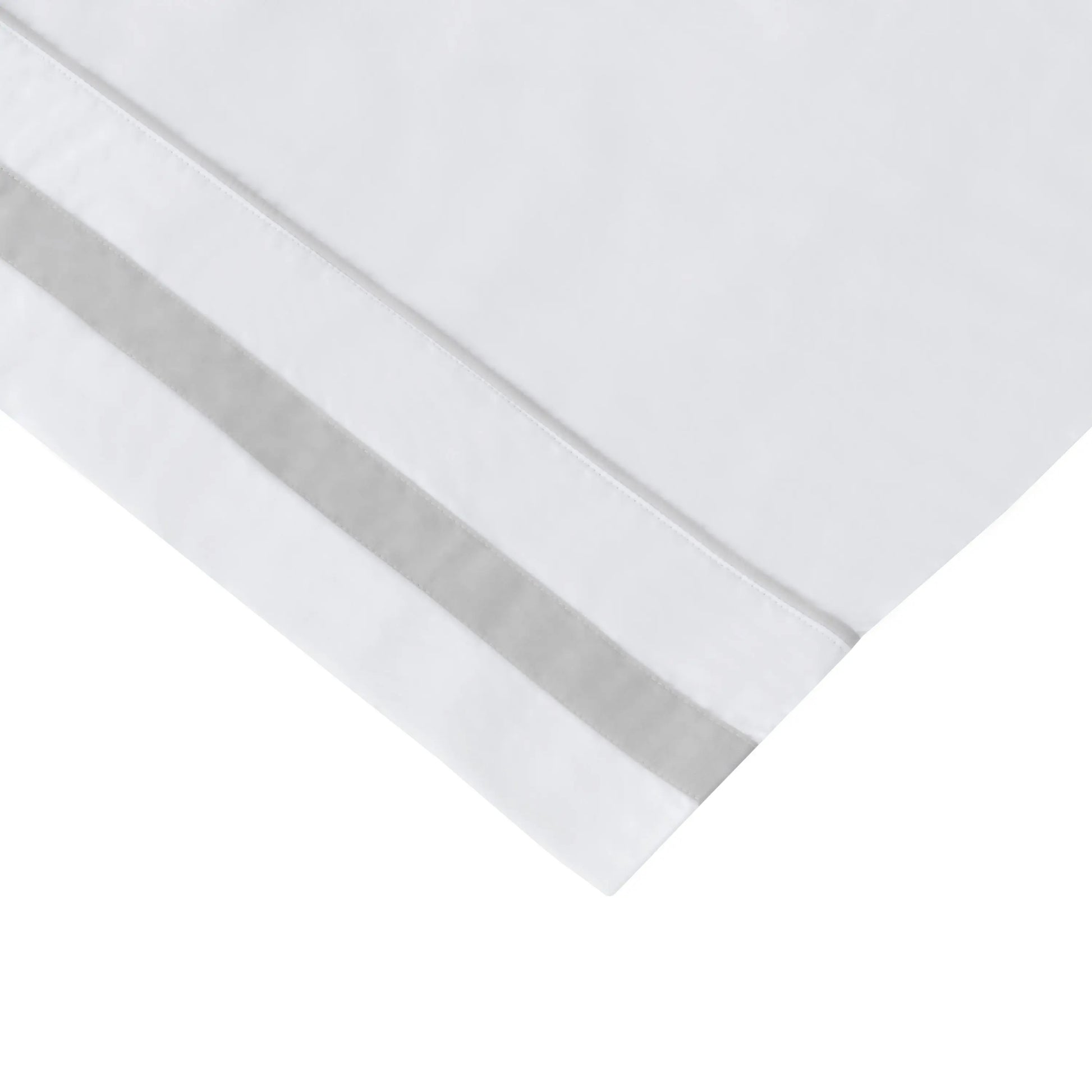 Classic Double Border Percale Cotton Pillowcase Pair Mélange Home