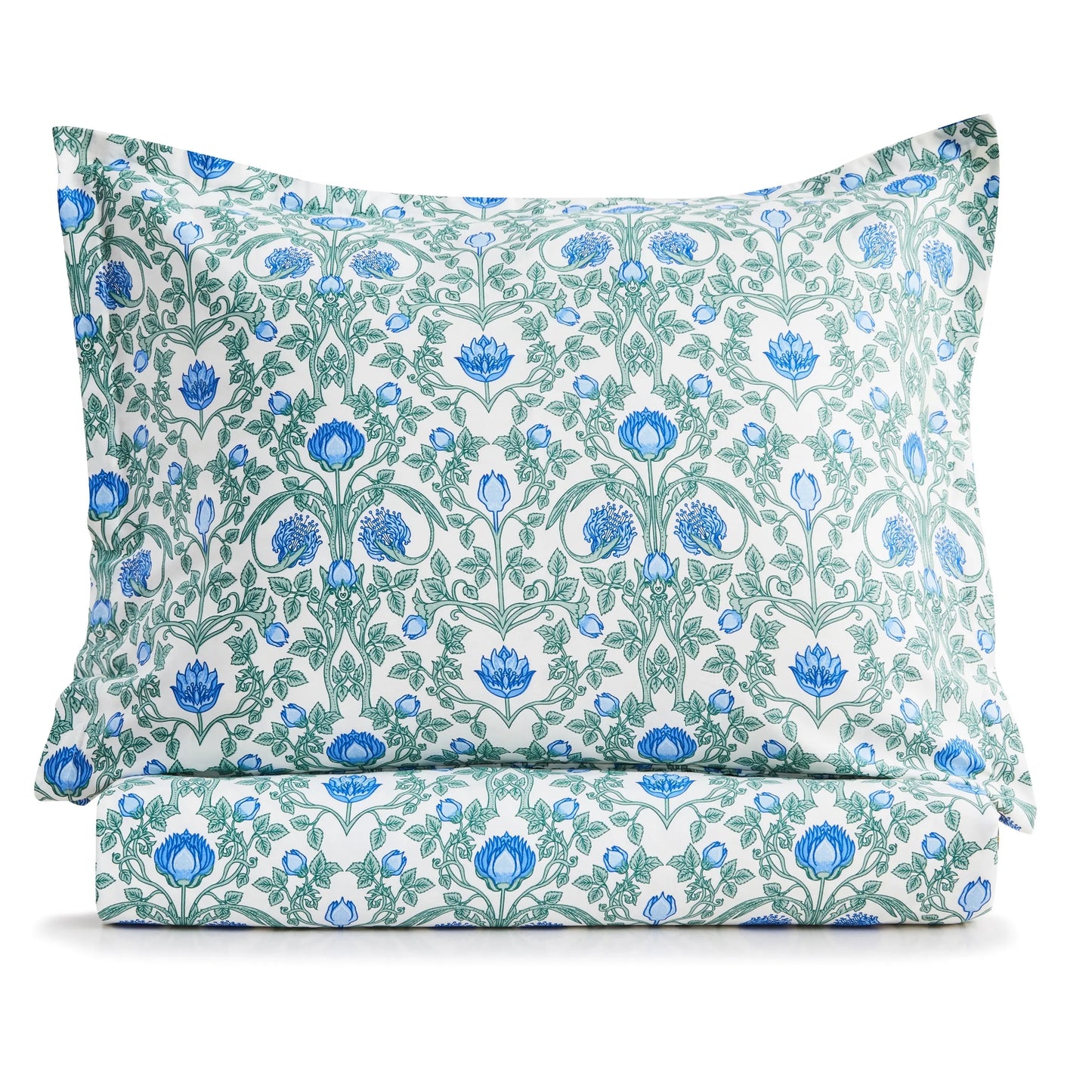 Arts & Crafts Floral Printed Duvet Set Mélange Home