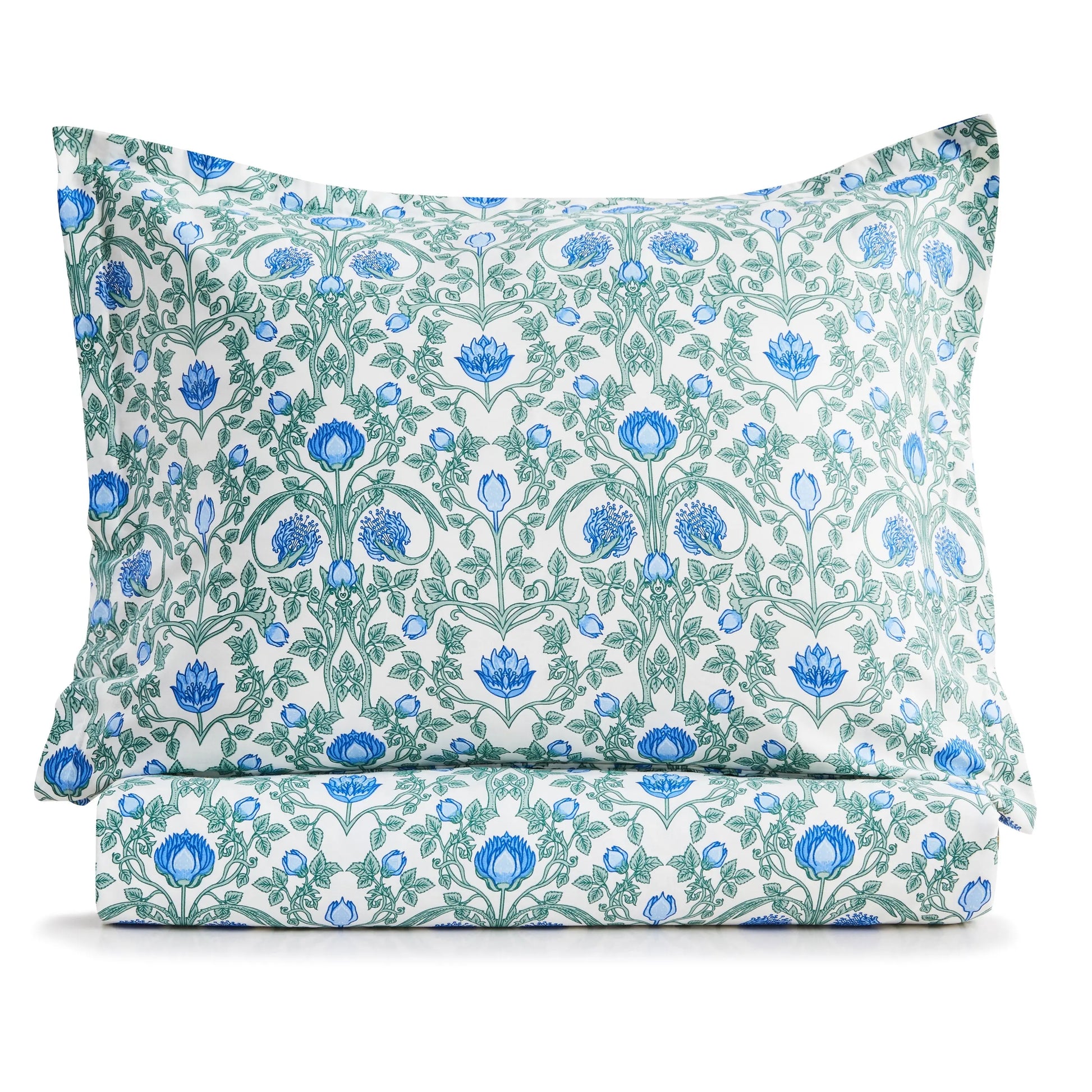 Arts & Crafts Floral Printed Duvet Set Mélange Home