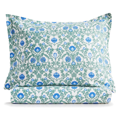 Arts & Crafts Floral Printed Duvet Set Mélange Home