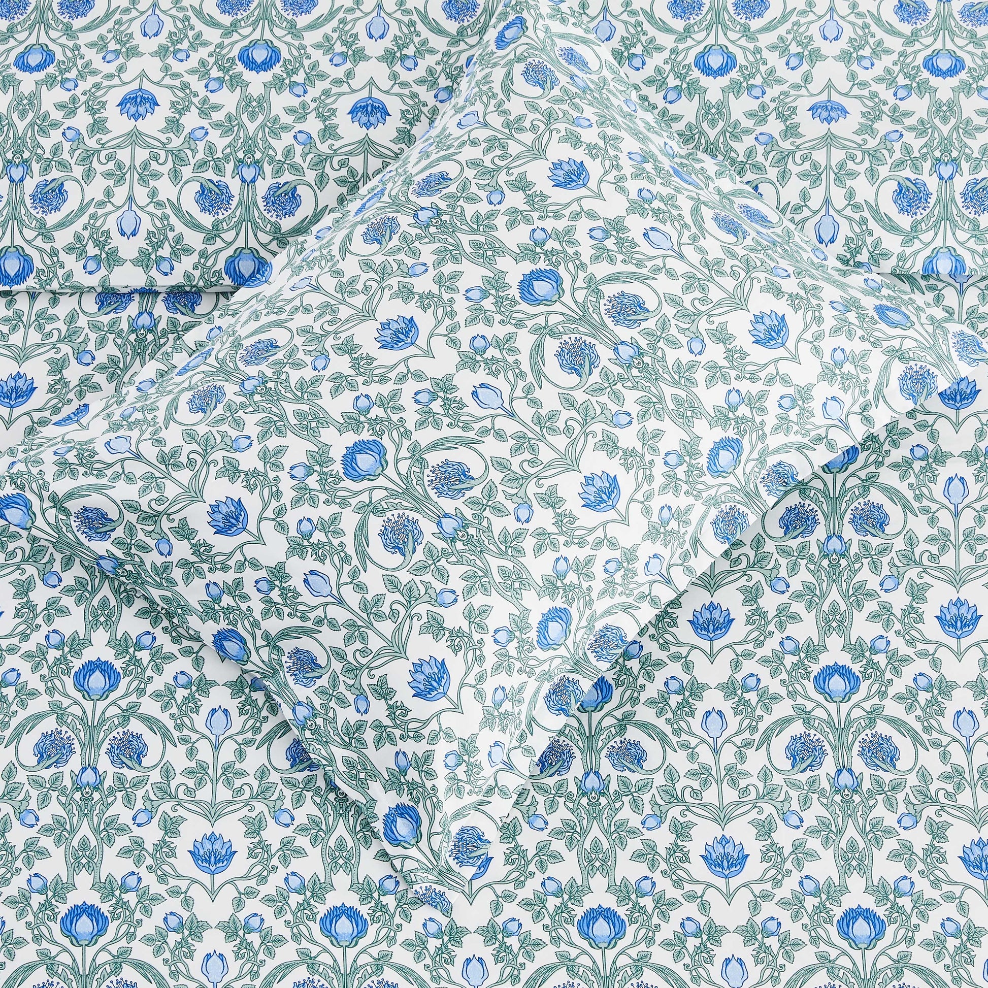 Arts & Crafts Floral Printed Duvet Set Mélange Home