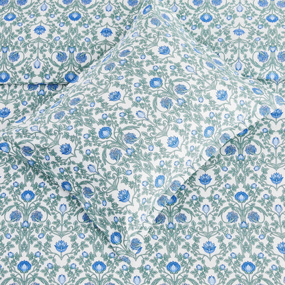 Arts & Crafts Floral Printed Duvet Set Mélange Home