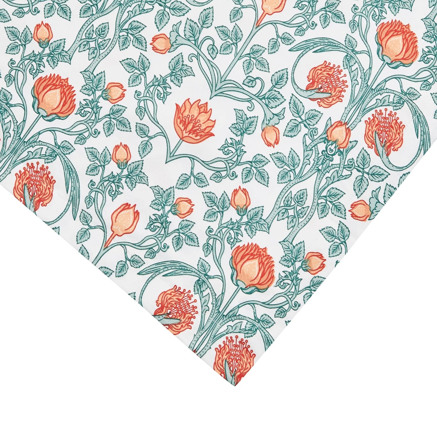 Arts & Crafts Floral Printed Duvet Set Mélange Home