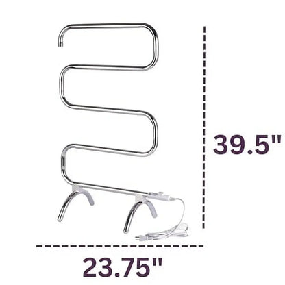 Warmrails by  Classic Towel Warmer, Chrome Finish , Height 37 Inches , Width 24.6 Inches - Model HCC