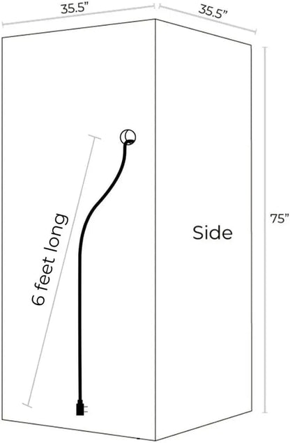 Joyous 1 Person Low EMF Far Infrared Sauna in Canadian Hemlock Wood