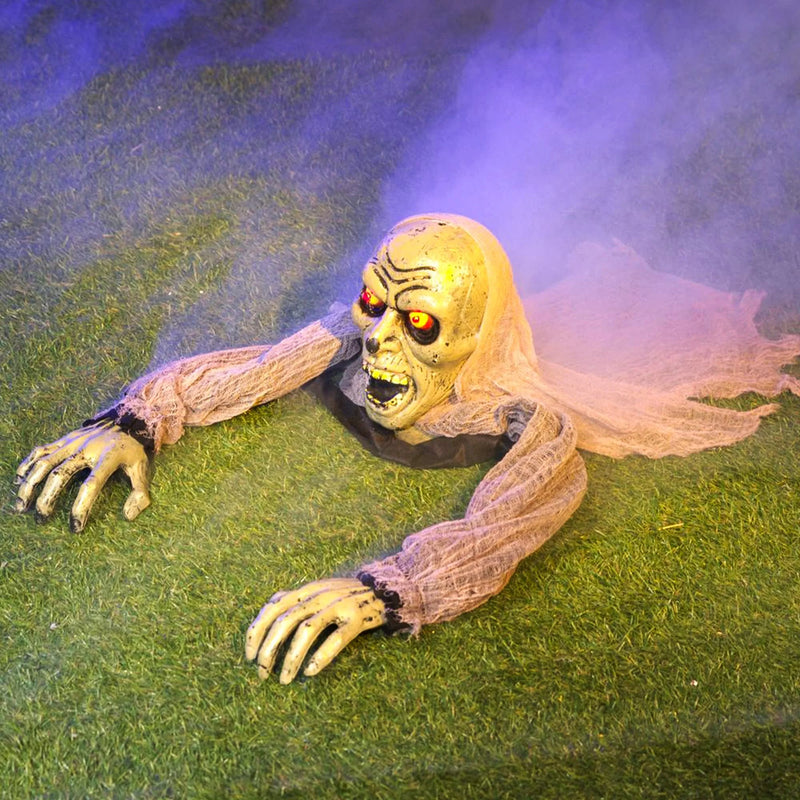 Unleash the Spookiness with Our 35-Inch Zombie Groundbreaker Decoration – Perfect for Outdoor Halloween Fun!