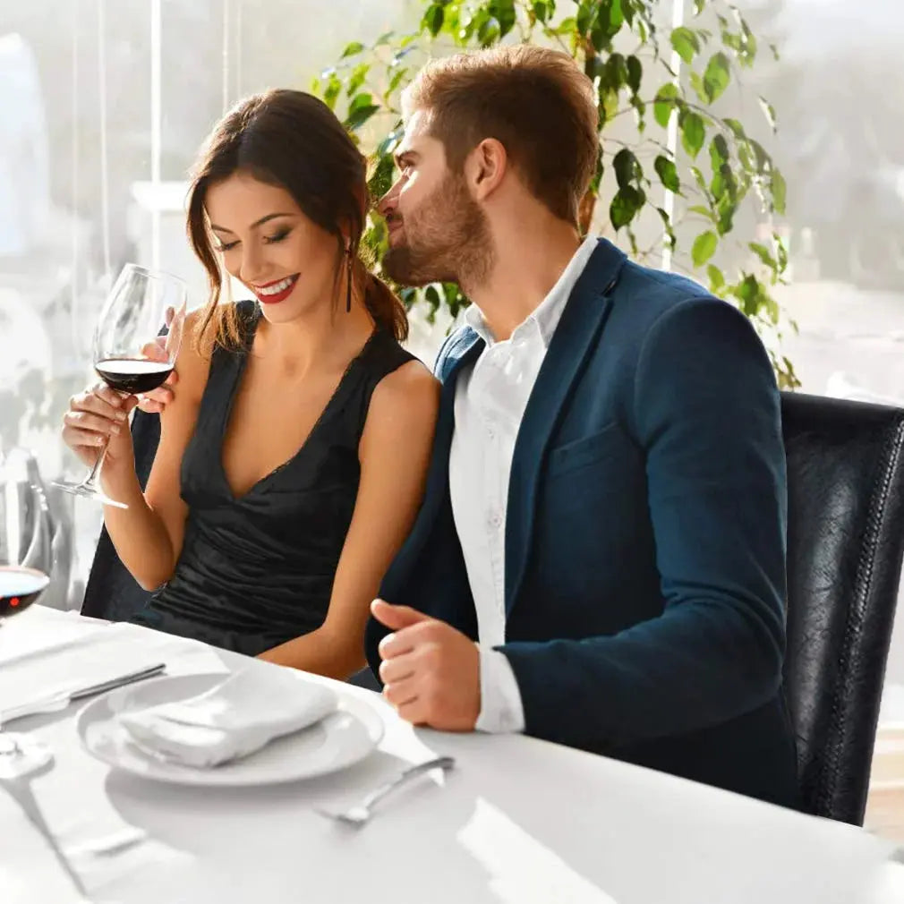 Set of 4 Elegant Urban Leather Dining Chairs with Durable Solid Wood Legs in Black