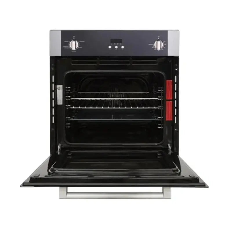 24 Inch Built-In Wall Oven, Stainless and Black