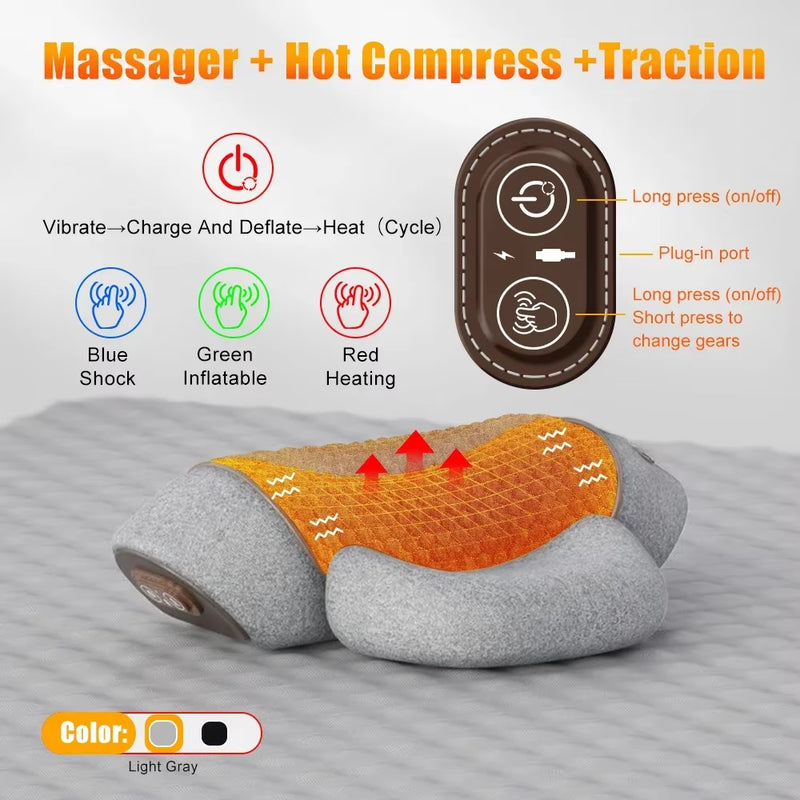 Relax and Rejuvenate with Our Electric Neck Massager! 🌟 Experience Soothing Heat and Vibration for Ultimate Neck and Shoulder Relief! 💆‍♀️💖 #SelfCare #MassageMagic