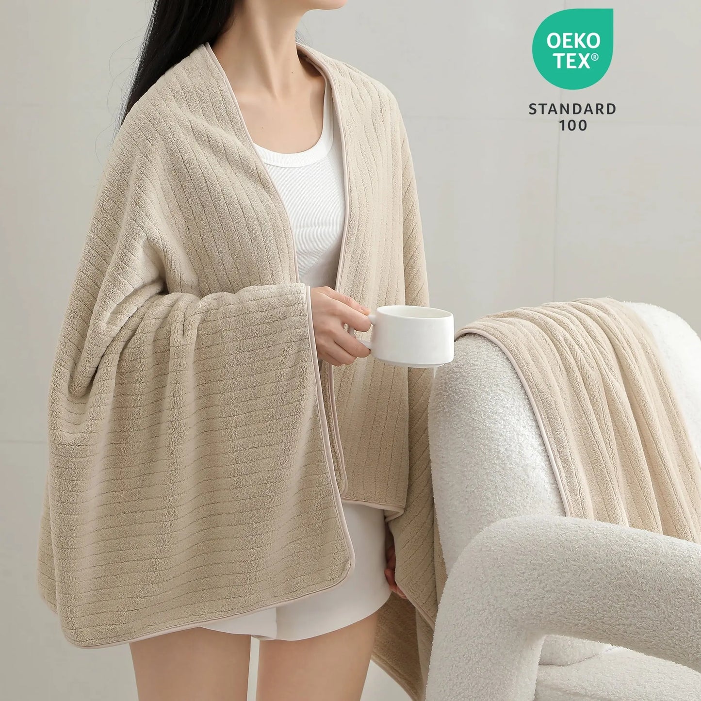 12 Piece Camel Bath Towel Set for Bathroom-4 Bath Towels,4 Hand Towels,4 Washcloths Soft and Plush Highly Absorbent Towel for Hotel & Spa