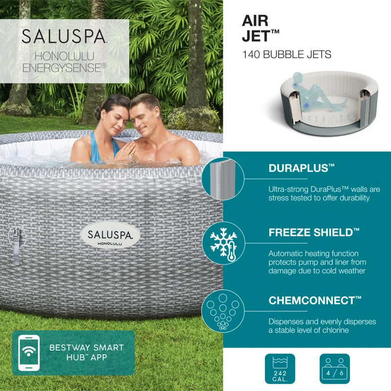 Saluspa Milan Airjet Inflatable Hot Tub