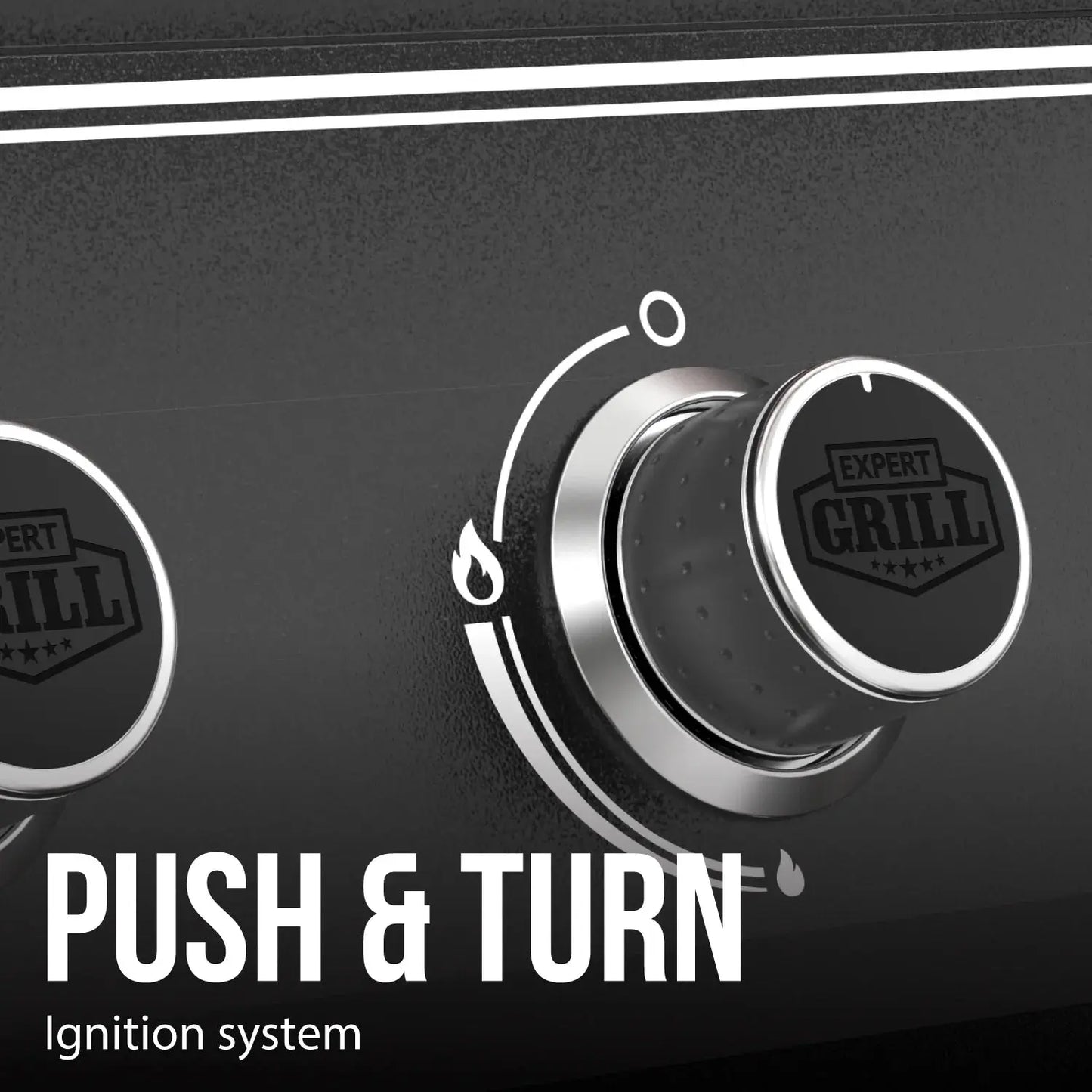 3 Burner Propane Gas Grill in Red