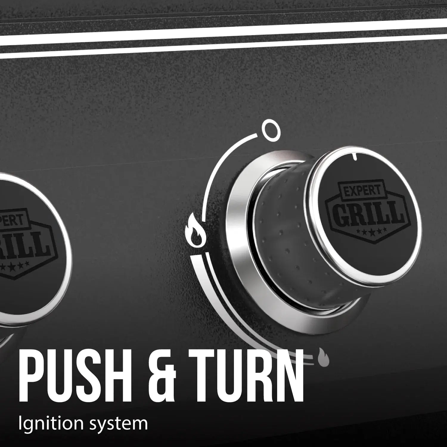 3 Burner Propane Gas Grill in Red