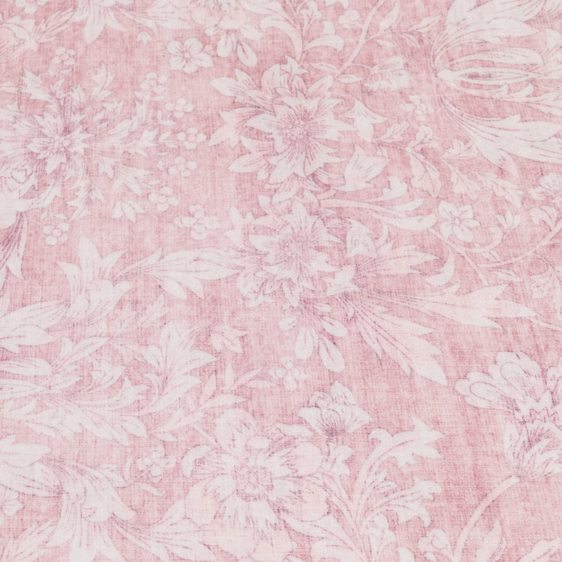 4'X5'6" Pink Feather Faux Fur Scalloped Indoor Area Rug