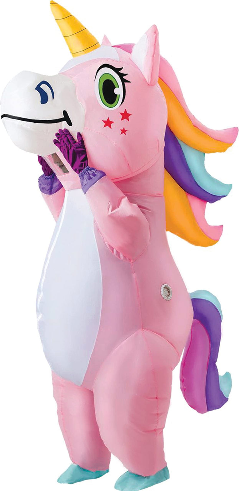 Get Ready to Stand Out in This Inflatable Unicorn Costume! Perfect for Halloween Fun! 🦄🎉
