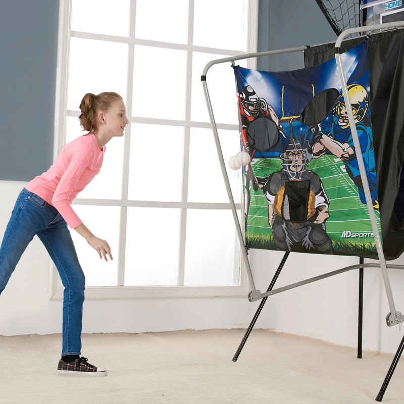 Score Big with the Ultimate 3 in 1 Multi Game: Basketball, Football, and Baseball Fun! 🏀⚽⚾️