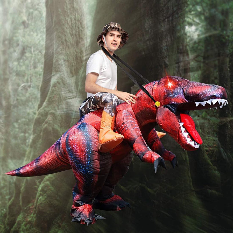 Get Ready to Roar! Inflatable T-Rex Costume for Epic Halloween Fun!🎉🦖 Perfect for Parties & Cosplay!