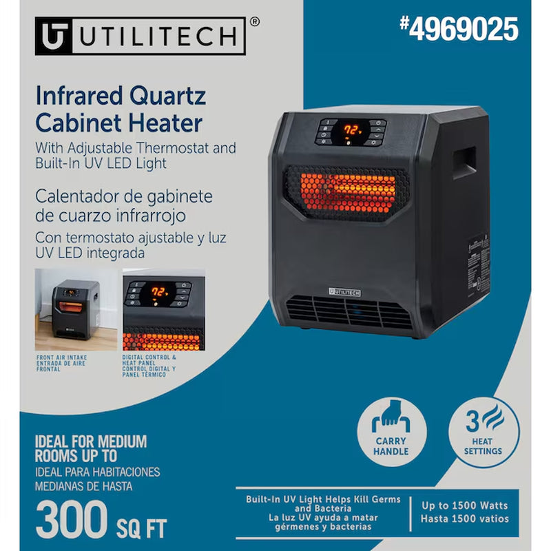 Stay Cozy This Winter! 🔥 Check Out Our 1500W Infrared Quartz Electric Heater with Remote & Thermostat! 🏠✨