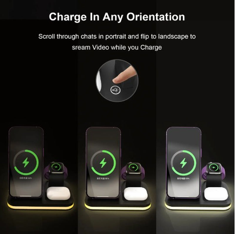 Say goodbye to tangled cords! 🌟 Check out our Multi-Function Universal Wireless Charger for your mobile devices! 🔋✨ #TechSavvy #WirelessCharging