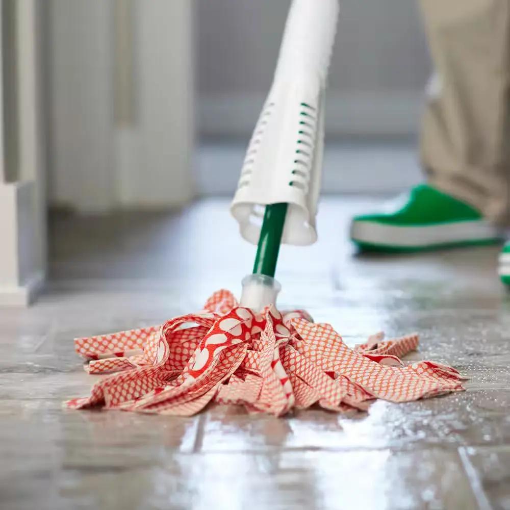 Wonder Microfiber Wet Mop with Built-In Wringer