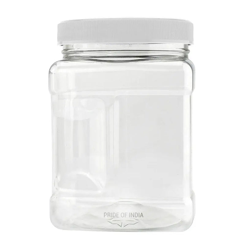 Clear PET Plastic Grip Dry/Liquid Food Storage Jars w/ Caps (Food Grade - BPA Free) WooF WooF MeoW MeoW