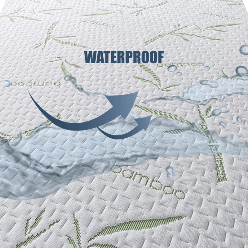 Keep your mattress safe and sound with our hypoallergenic, waterproof fitted protector! 🛏️💧 #SleepBetter #MattressProtection