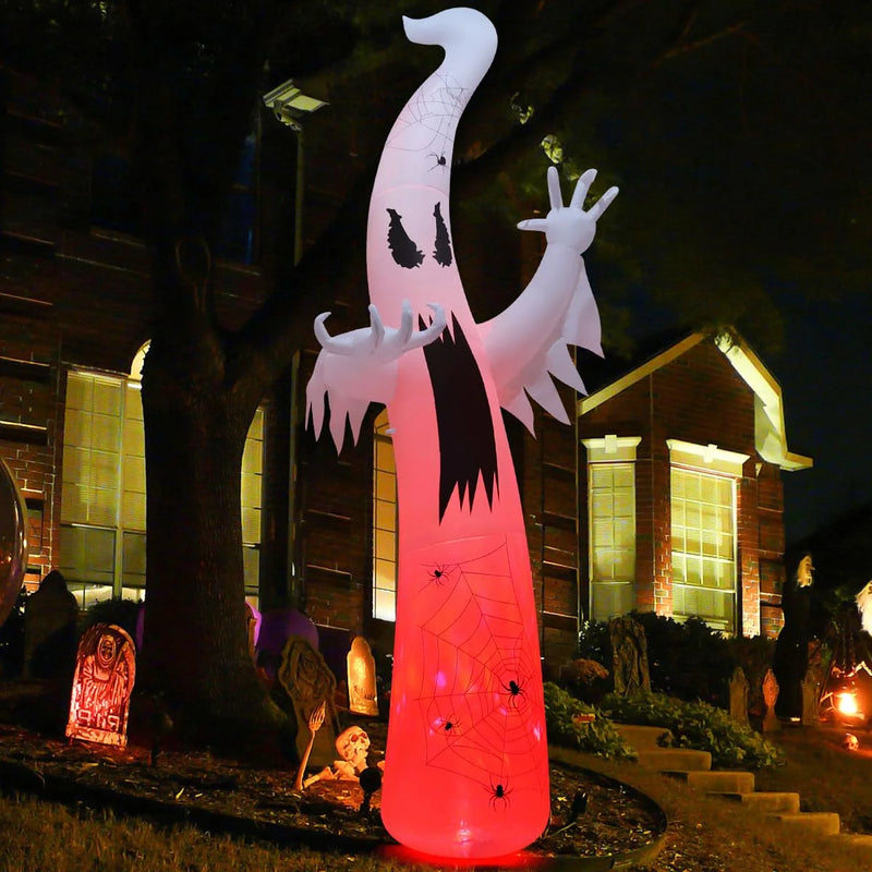 Spook Up Your Halloween with Our 11.8 FT Inflatable Ghost – Perfect for Outdoor Decor! 🎃👻✨