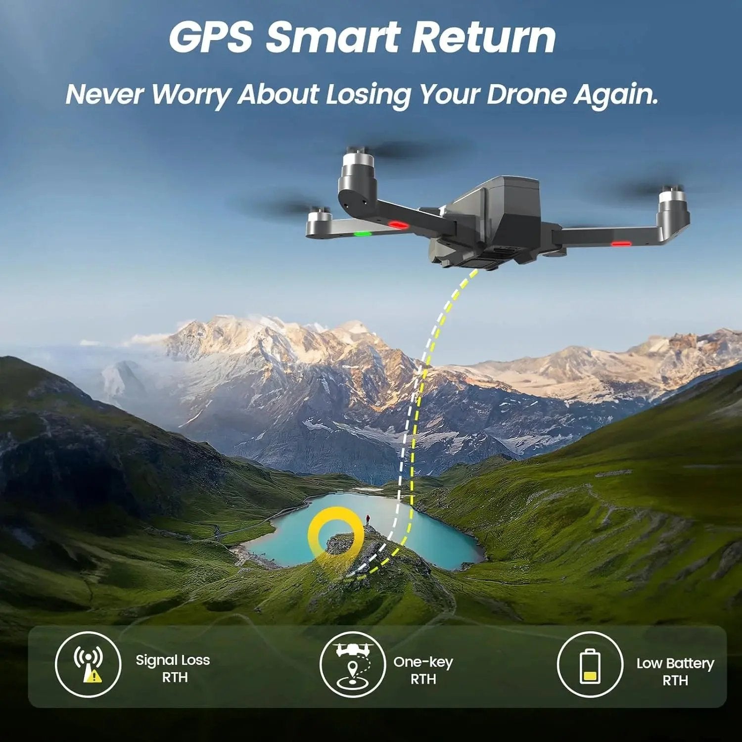 Discover the WF30 GPS Drone: 4K Camera, 5G Wi-Fi, and Foldable Design! Perfect for Adults with 2 Batteries Included! 🚁✨ #DroneLife #AerialPhotography
