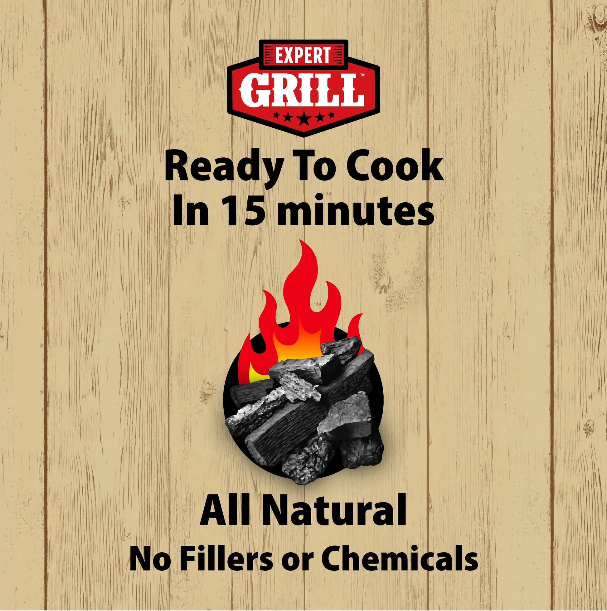 Get Your Grill Game On with Our 8 Lbs All-Natural Lump Charcoal! 🔥🌿